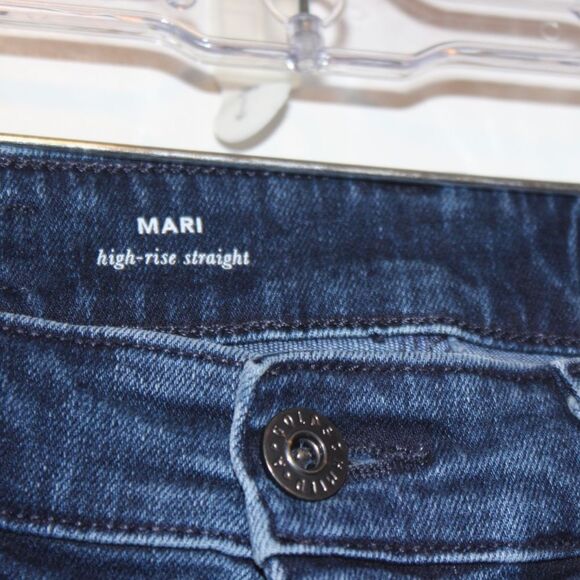 Adriano Goldschmield Mari High rise Straight Jeans Women Size 25 - Picture 6 of 12